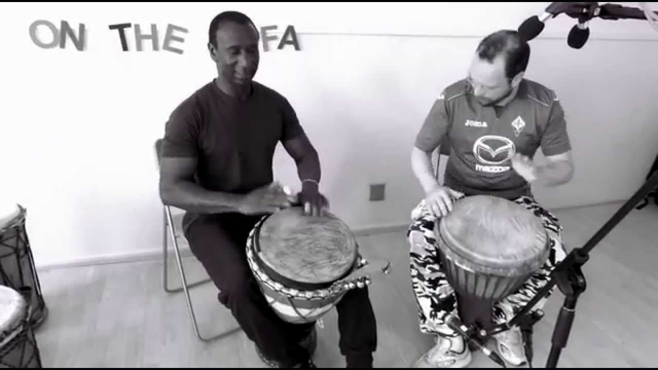 On the Sofa Productions - Oké Sène & Jeroen Bakker -  Improvised Djembe Duet (Jam 2)
