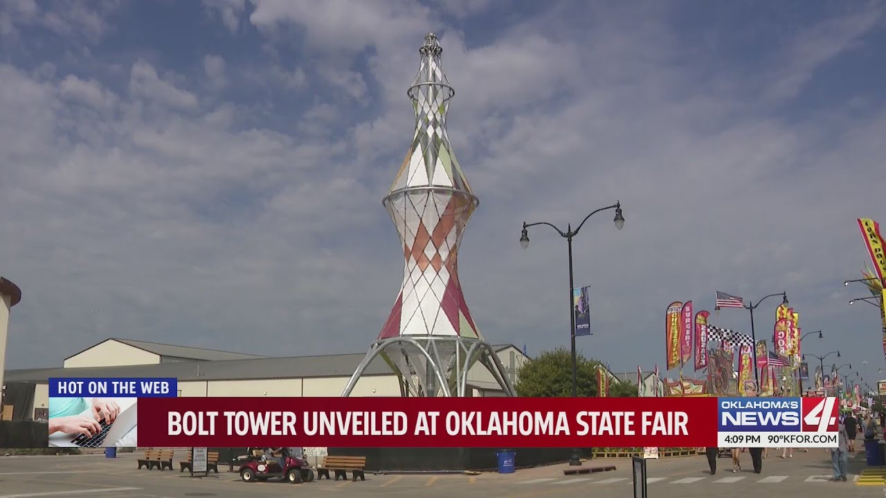 Bolt Tower unveiled at Oklahoma State Fair