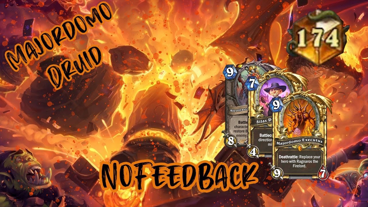 Hearthstone Wild : Majordomo Druid performs well at High-Legend!