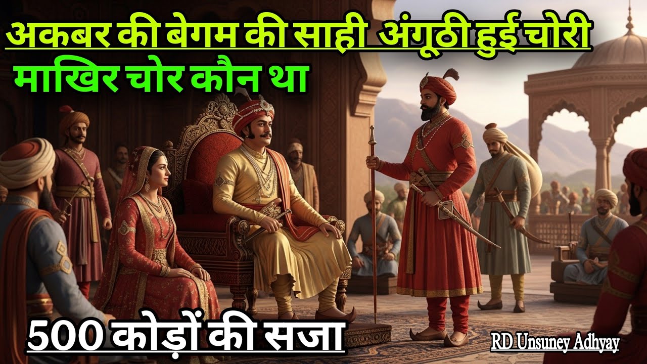 अकबर की बेगम की साही अंगूठी 500 कोड़े खाने की शर्त | akbar birbal kahani | akbar birbal new kahani 