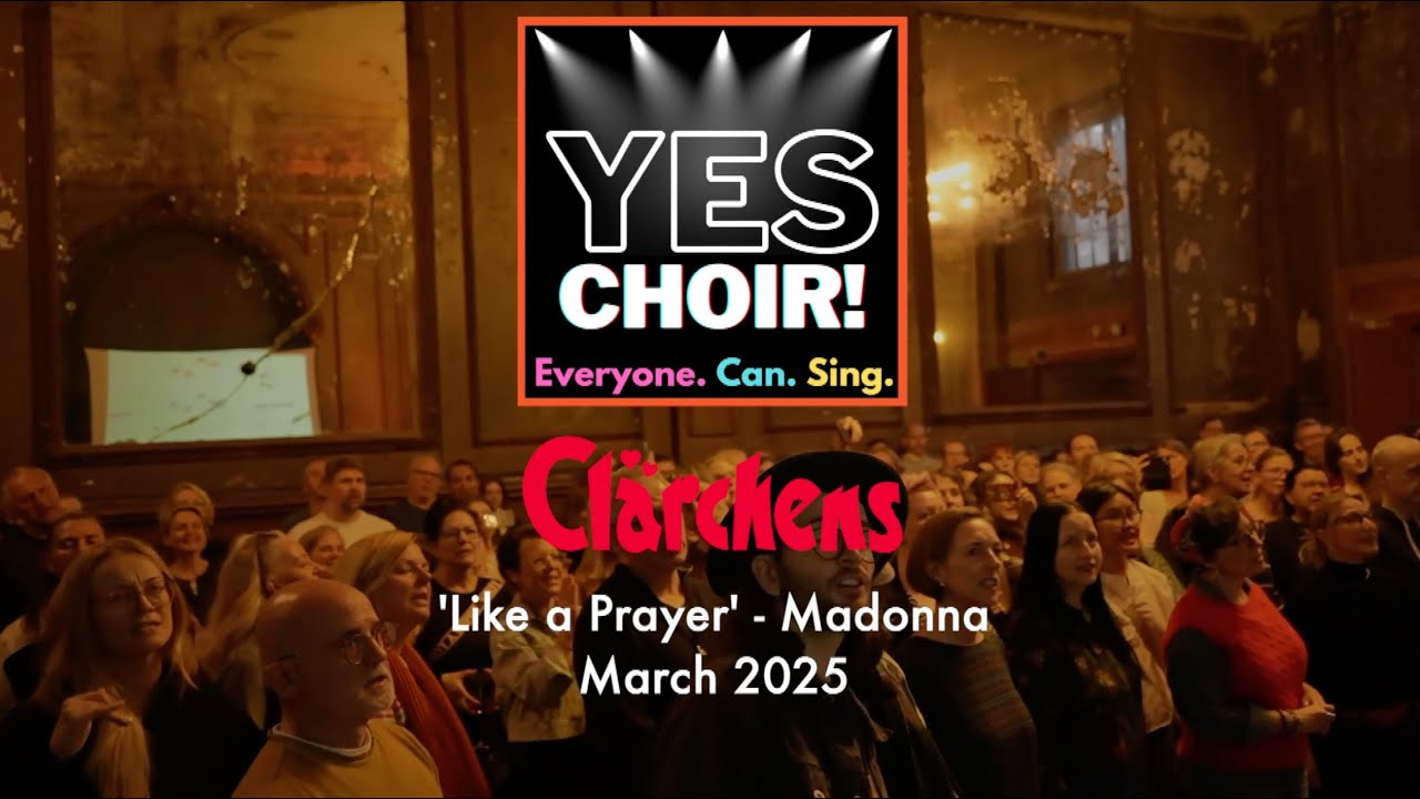 Yes Choir - Berlin - Singing Like A Prayer from Madonna at Clärchens Ballhaus