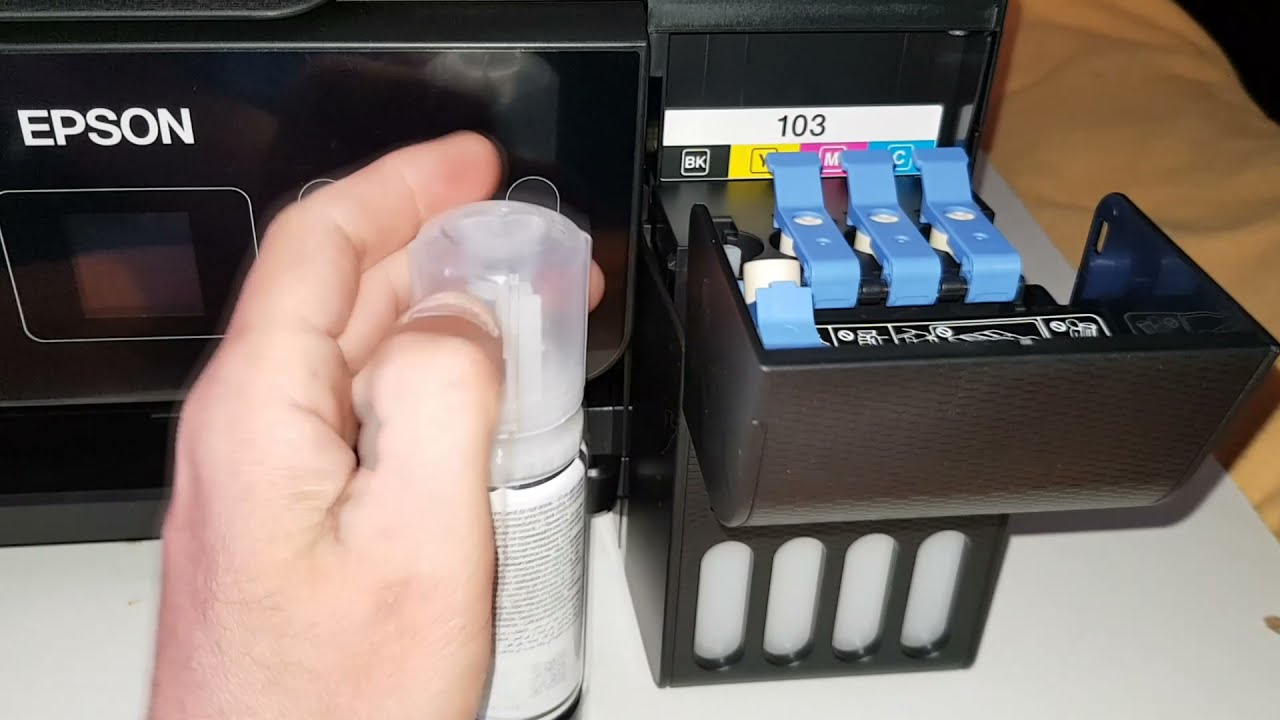 Первый запуск принтера Epson L3160