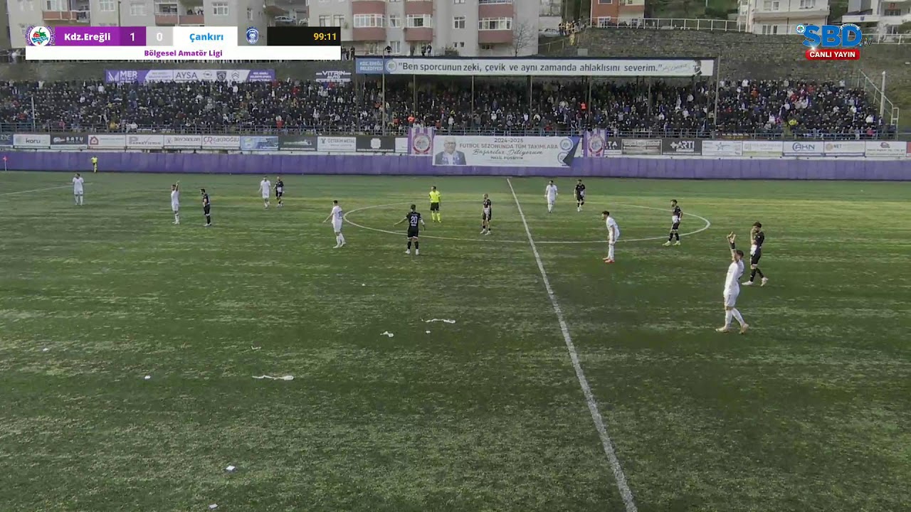 Kdz. Ereğli Belediyespor - Çankırı Spor Maçı Canlı Yayını
