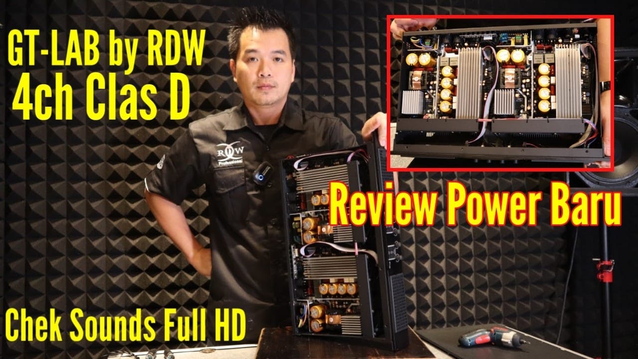 Power GT-Lab by RDW // SC4800 Clas D 4ch // Chek Sound Full HD // 2022