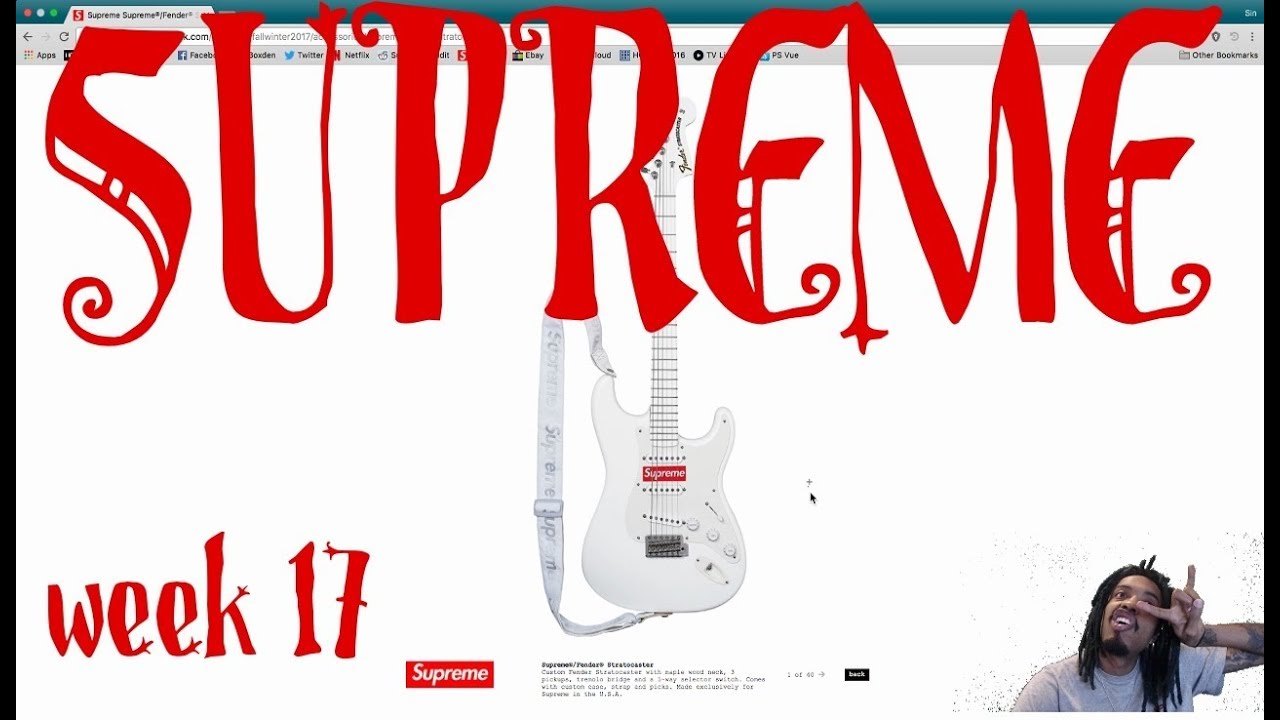 Supreme FW 17 Week 17 Live Cop | The Holiday Terms and Conditions!