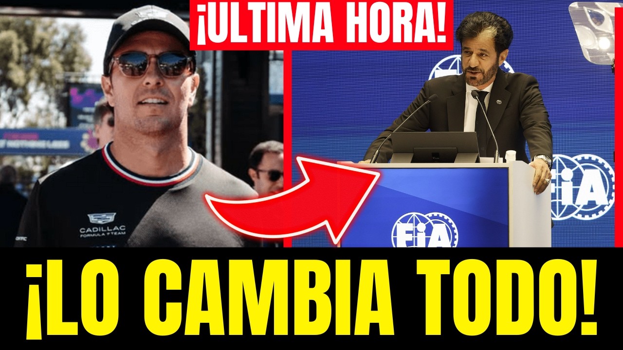 ¡ÚLTIMO MOMENTO! Checo Pérez OBLIGA a la FIA a cambiar el reglamento de 2026 🚨
