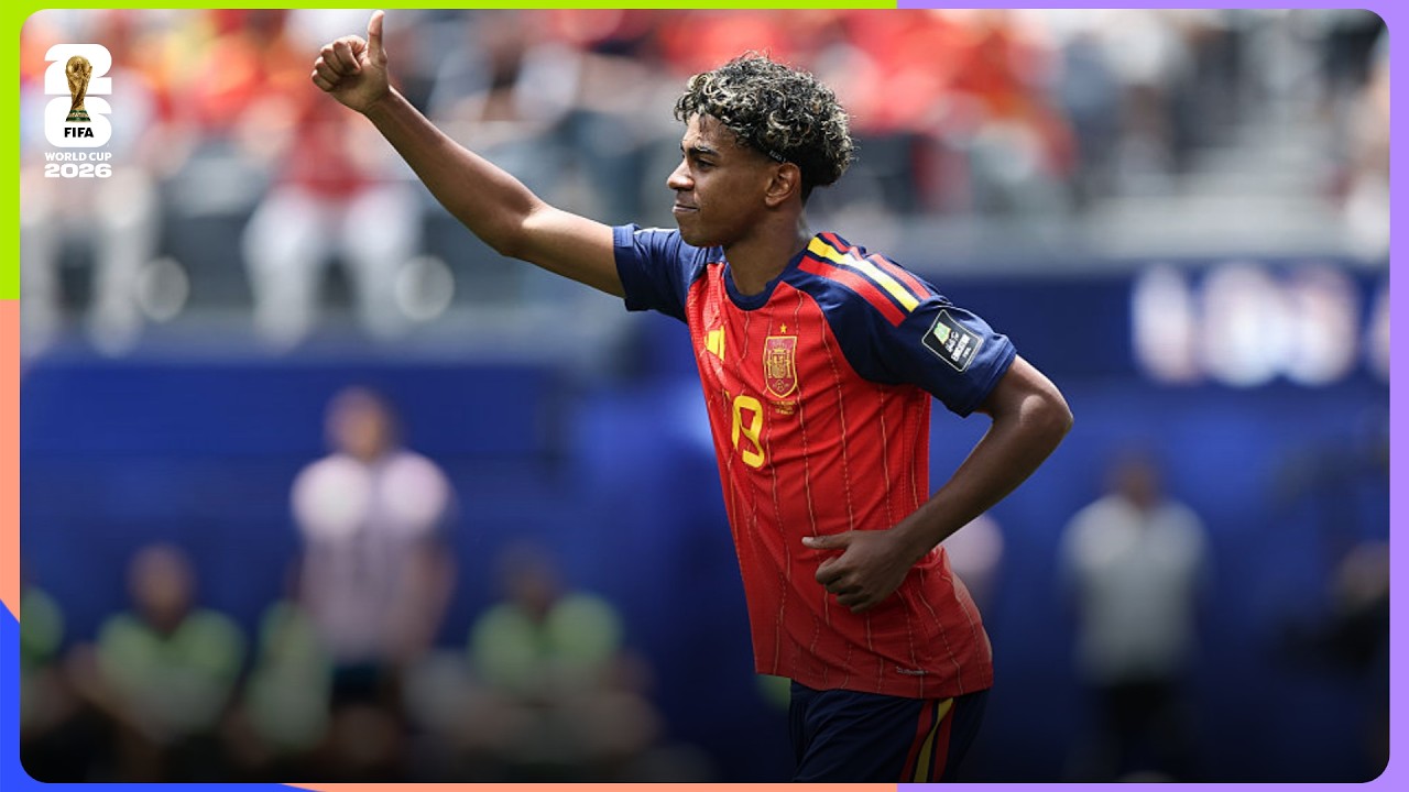 Lamine Yamal Nearly Scores | Spain 2-1 Belgium | FIFA World Cup 2026&trade;