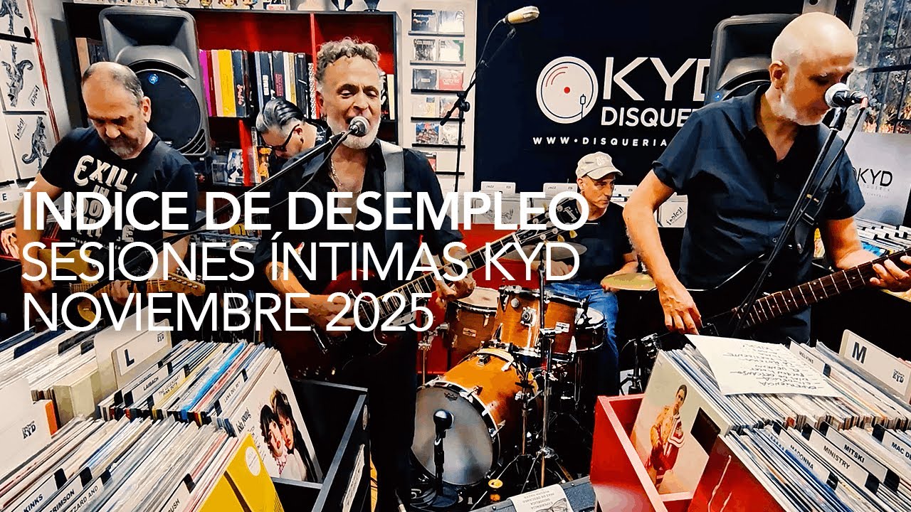 Índice de Desempleo en Sesiones íntimas de Disquería KYD