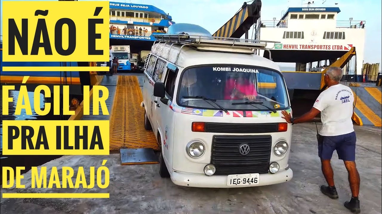 VEJA COMO IR PARA A ILHA DE MARAJÓ DE CARRO #916 @Nois Pelo Mundo [Oficial]