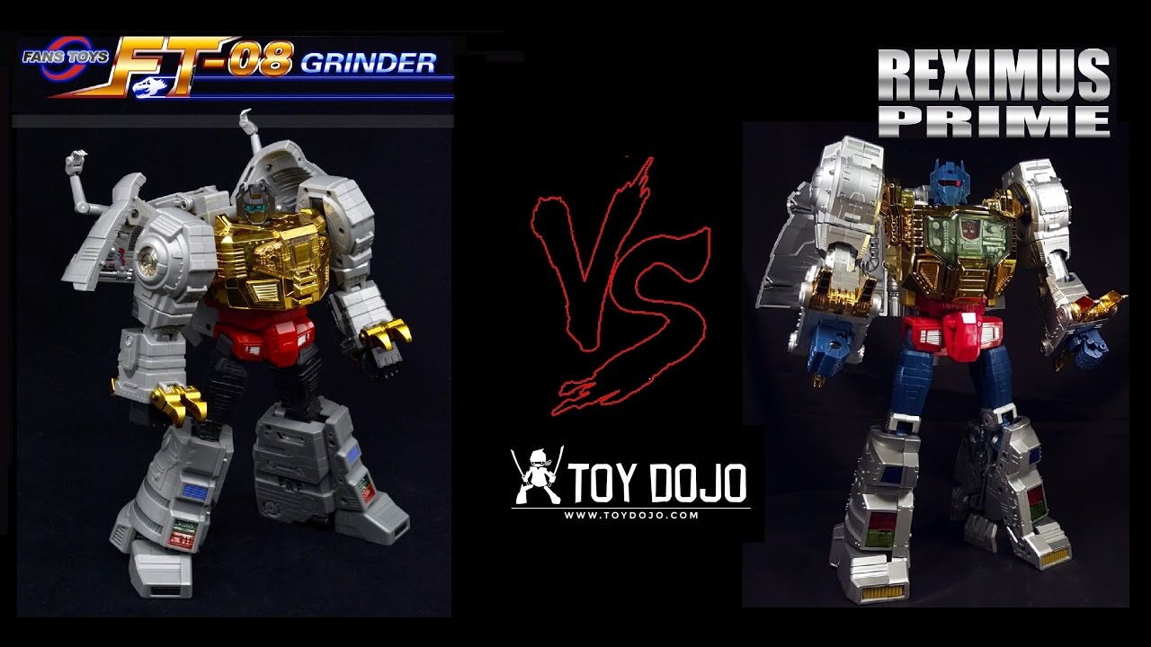 Transformers Fans Toys FT-08 Grinder vs Masterpiece Grimlock