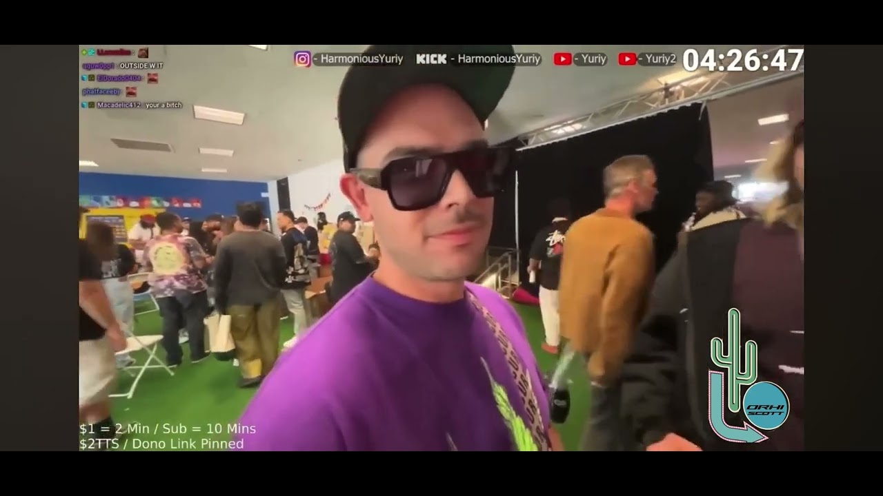 Potlord and Yuri press Josh from NO JUMPER at PUFF CON