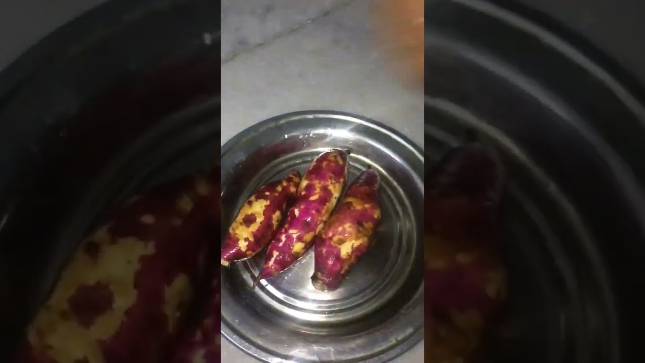 Chilakada dumpa jaggery Recipe sweet potato with jaggery #shorts