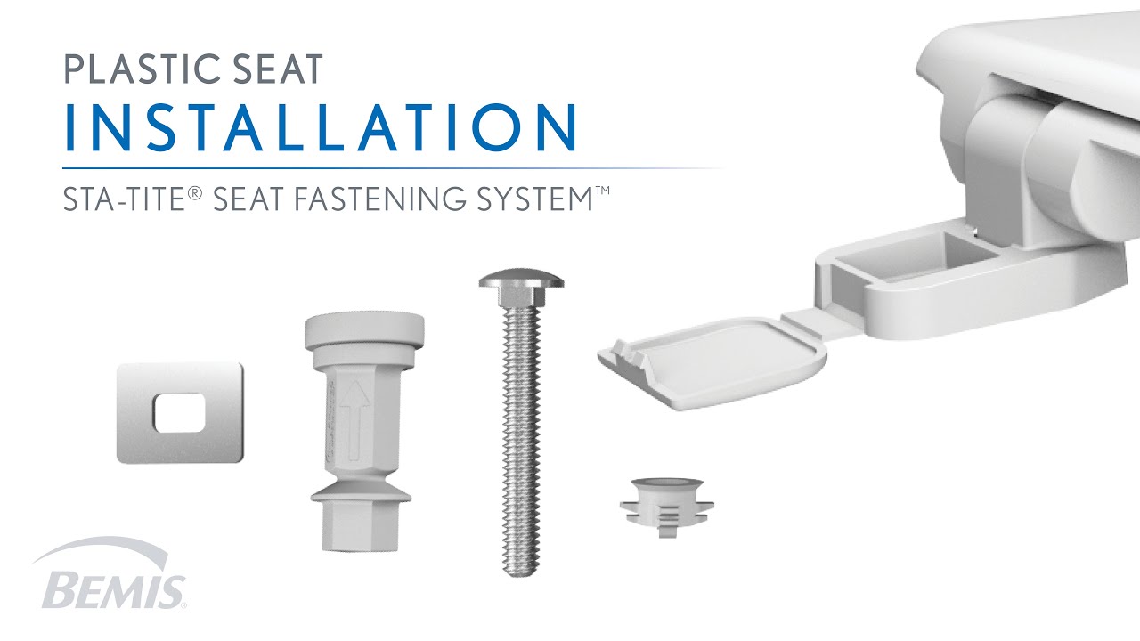 Installation: STA-TITE® Solid Plastic Toilet Seat