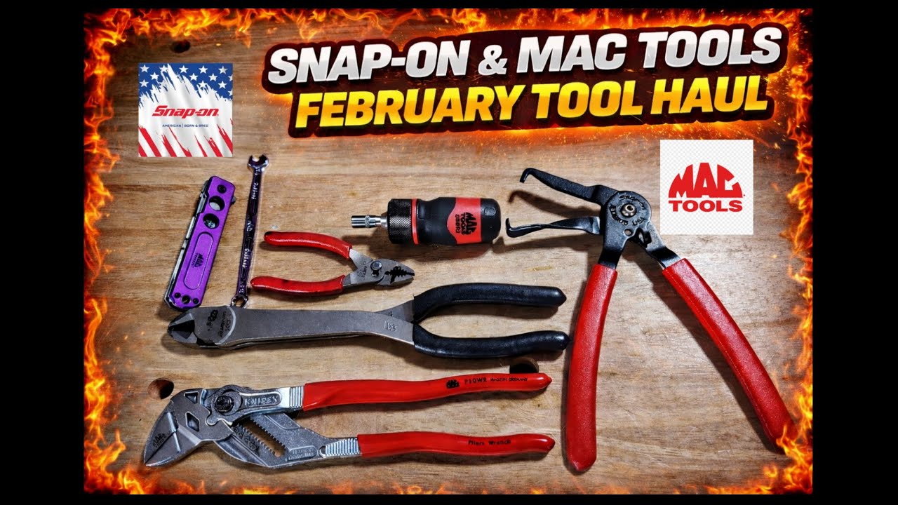 Snap on and Mac tools February tool haul