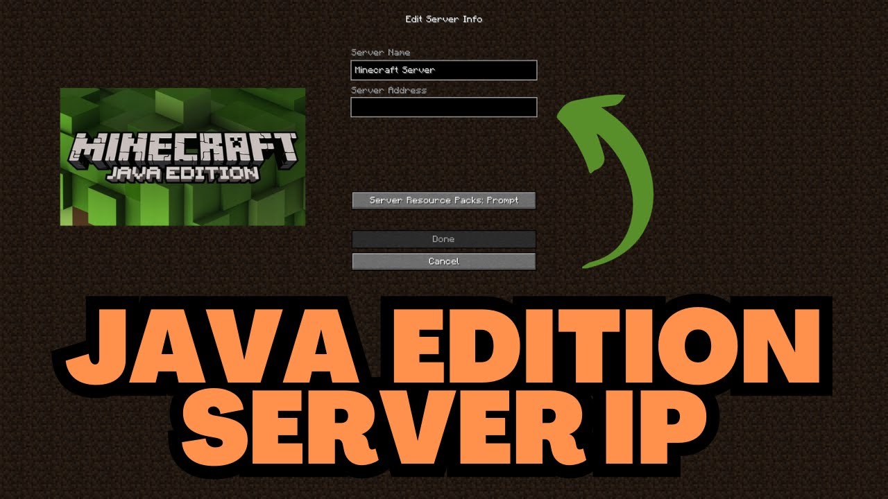 Minecraft 1.20 Java Edition Server IP Address