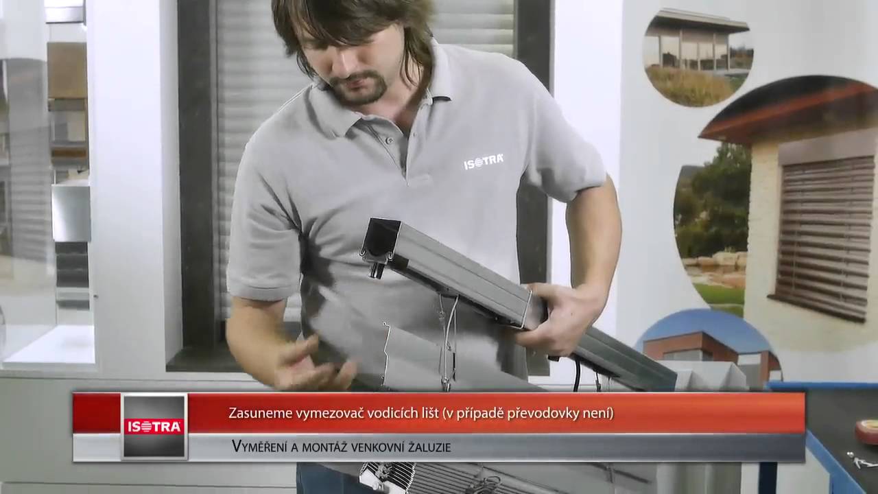Venkovni zaluzie vymereni a montaz