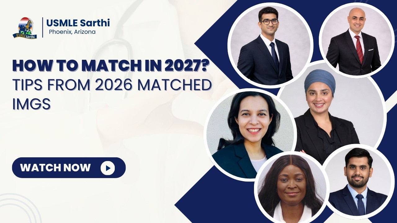 How to Match in 2027: Tips from 2026 Matched IMGs | #residencymatch #usmleprep