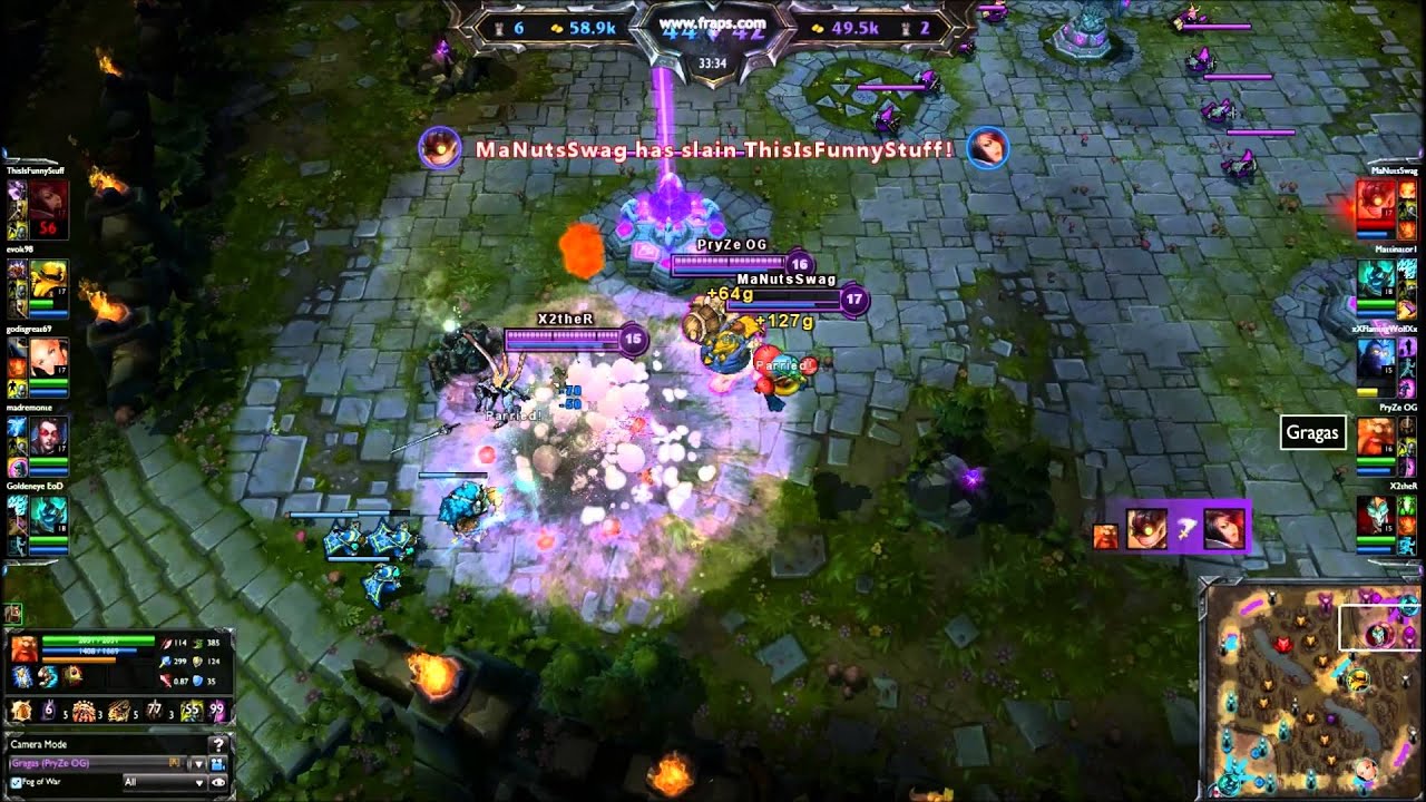 League of Legends Gragas moments
