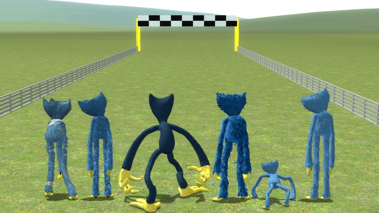 Who is the Fastest Huggy Wuggy? All Chapters | Garry's Mod