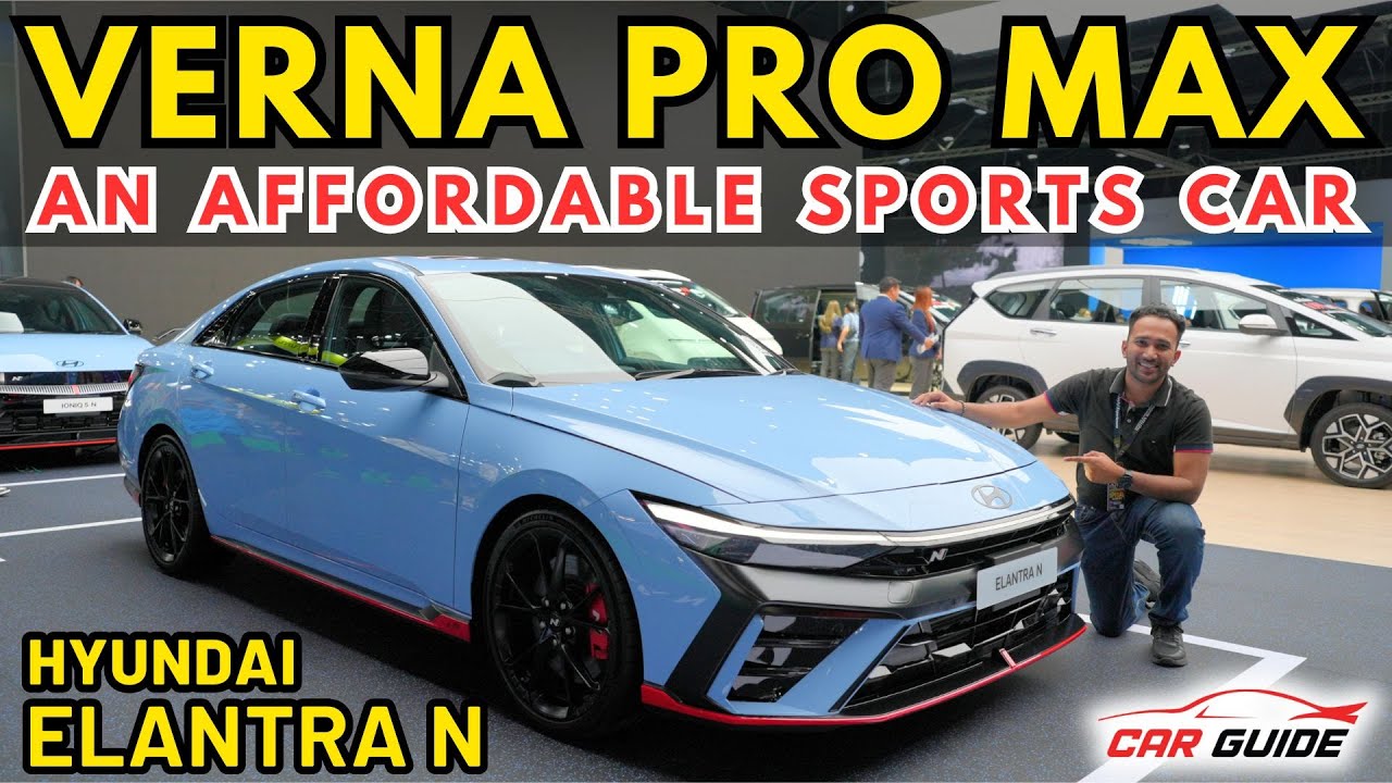 Hyundai Verna PRO MAX is here - Hyundai Elantra N at BIMS 2024 | Best Sedan 2024 ?🔥