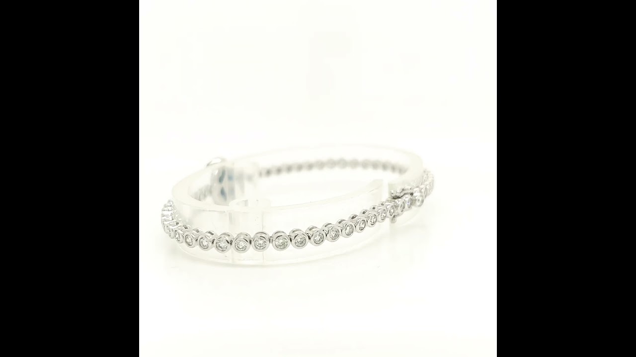 18Kt White Gold Diamond Bracelet