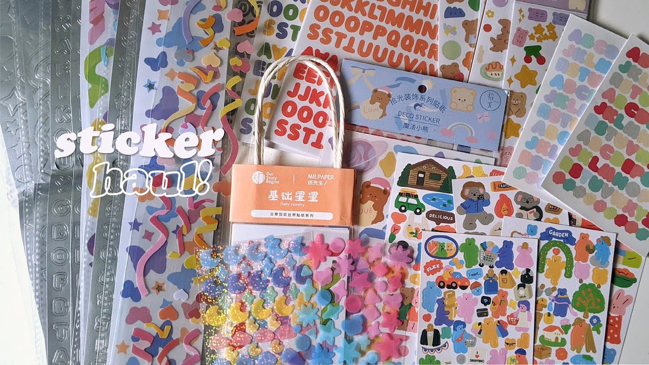 another stationery haul (but 100% stickers this time) :D