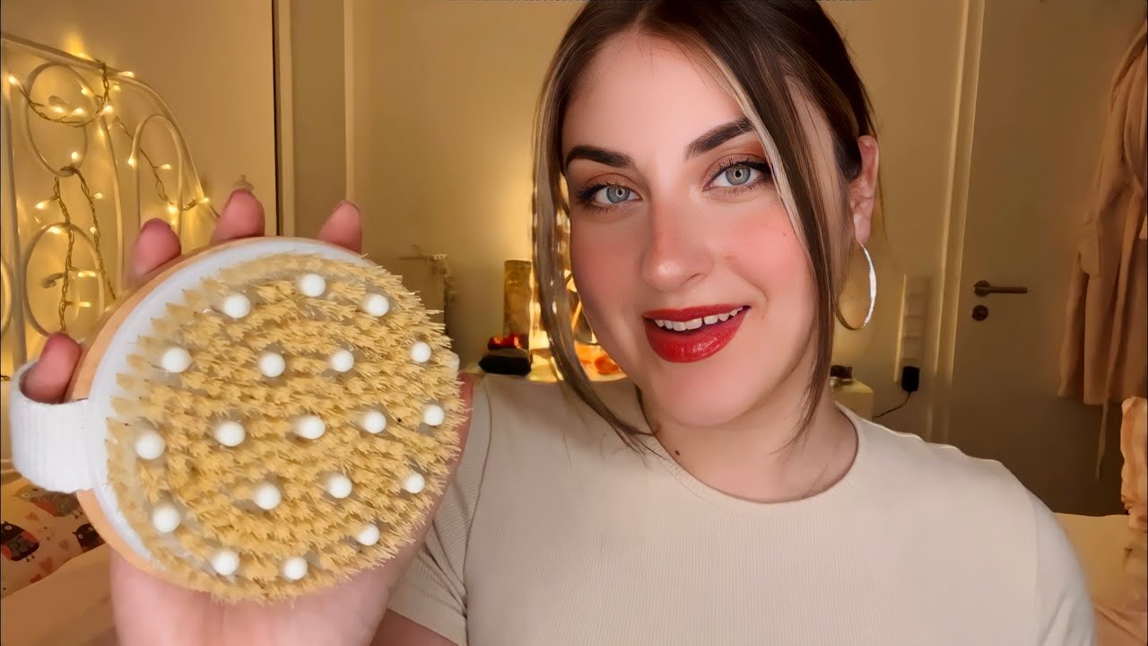 ASMR deutsch Ich B&uuml;rste dich von Kopf bis Fu&szlig; &hearts;️ Personal Attention mit Layered Sounds, Brushing