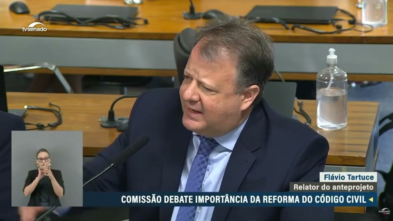 Audiência Pública para Atualização do Código Civil – Participação do Professor Flávio Tartuce