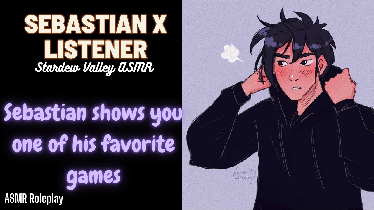 [ASMR] Sebastian plays a game with you - Stardew Valley ASMR