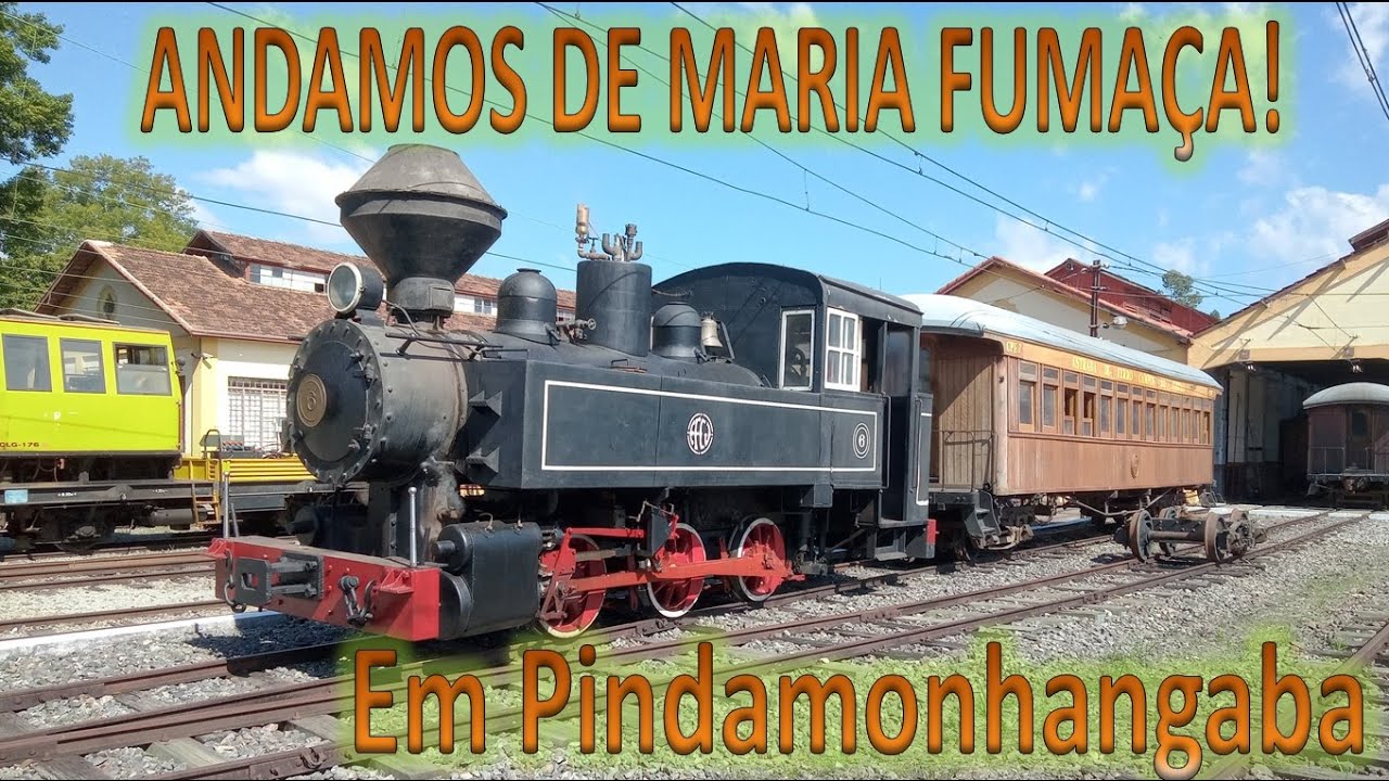 Quer andar de Maria Fumaça comigo? Vou te levar passear pelo Vale do Paraíba em Pindamonhangaba!