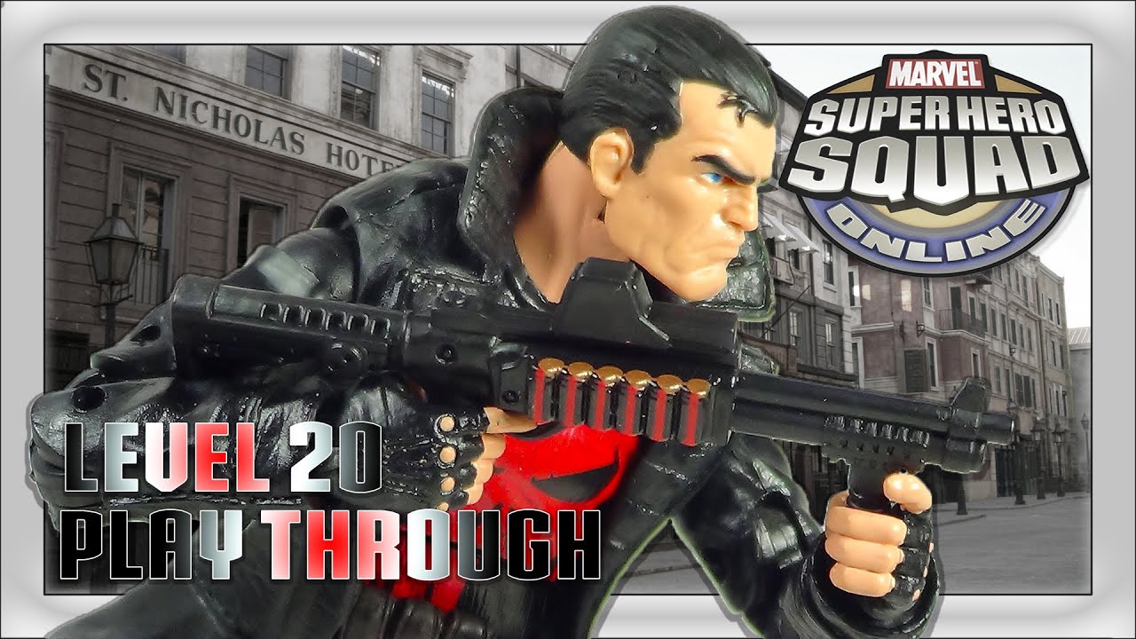 Thunderbolts Punisher Level 20 Play Through - Marvel Super Hero Squad Online