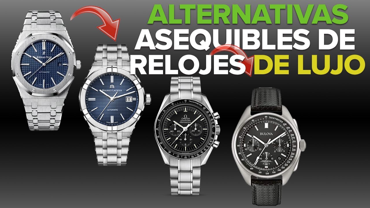 Alternativas Asequibles de Relojes de Lujo (Royal Oak, Daytona, Speedmaster y más)
