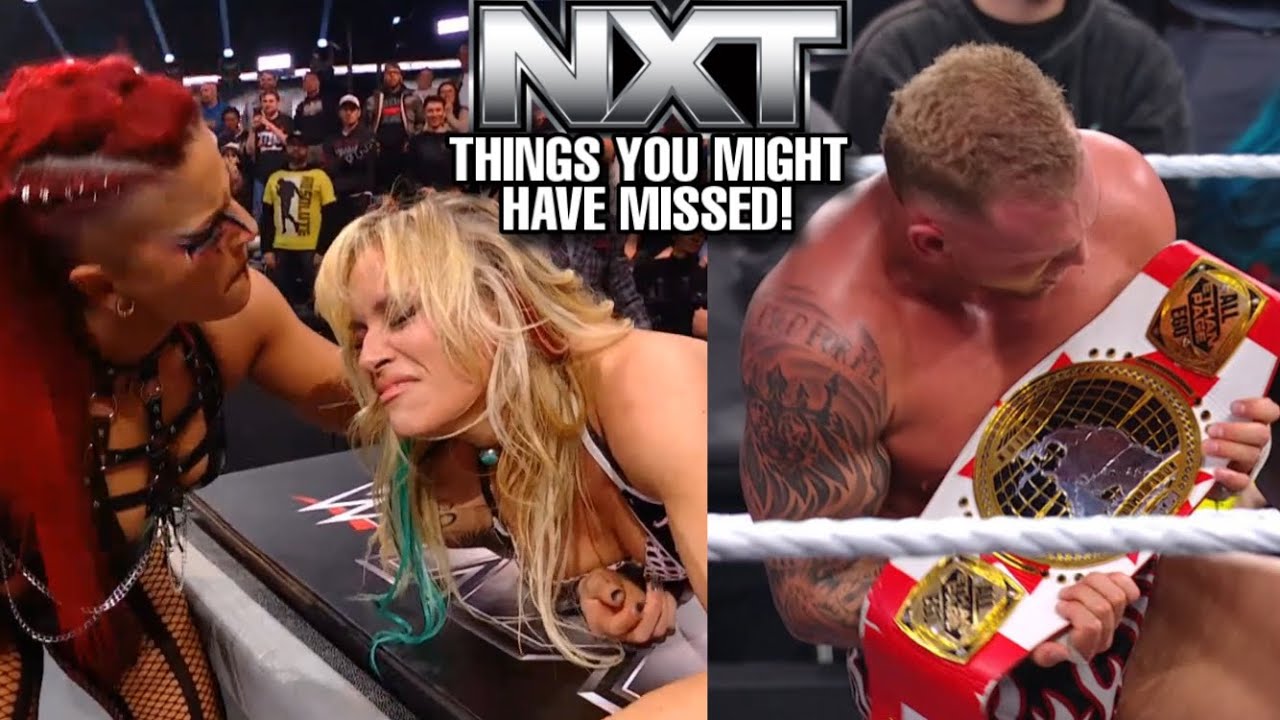 ZARIA TURNS ON SOL RUCA! MYLES BORNE WINS NORTH AMERICAN TITLE! TATUM PAXLEY SPEAKS! WWE NXT
