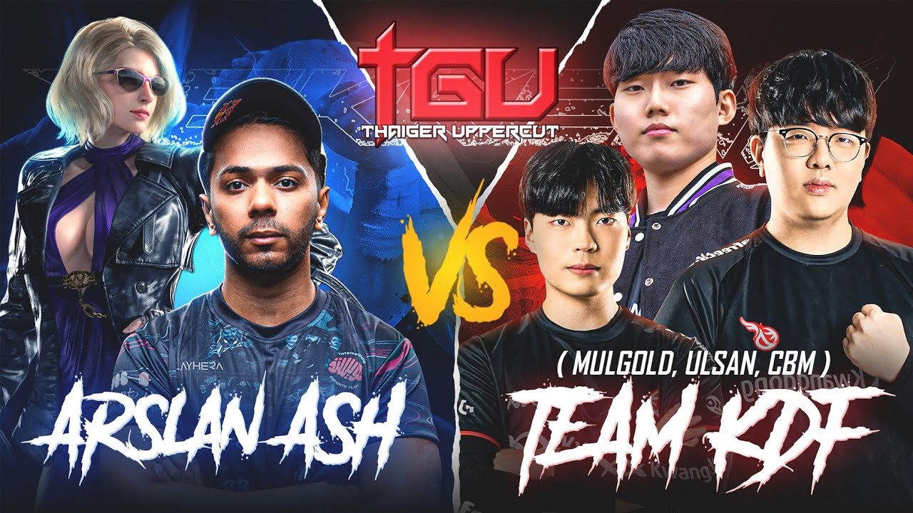 Arslan Ash (Nina) 🇵🇰 VS Team KDF (Ulsan, Mulgold, CBM) 🇰🇷 - Thaigher uppercut 2024