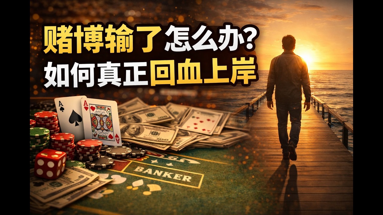 赌博输了怎么办？如何真正回血上岸！#gamble #baccarat #gambler