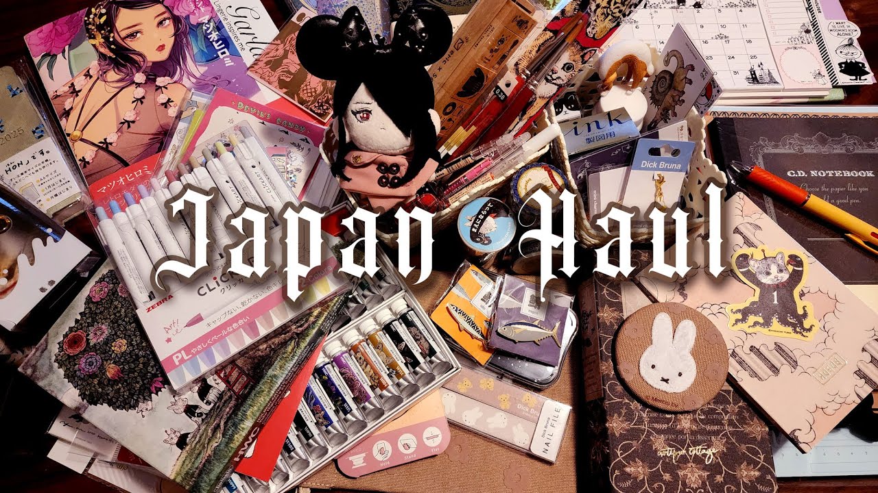 ✿ THINGS I BOUGHT IN JAPAN! Art  Supplies, Art Books, Stationery and more