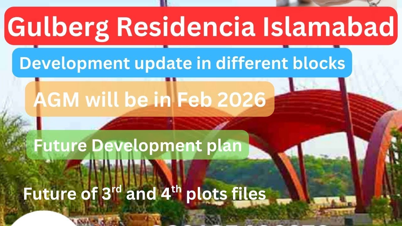 From Plans to Reality: The Journey of Gulberg Residencia's Development
