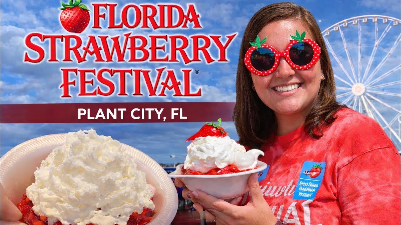 We Went to the Florida Strawberry Festival! 🍓🎡 | Plant City, FL