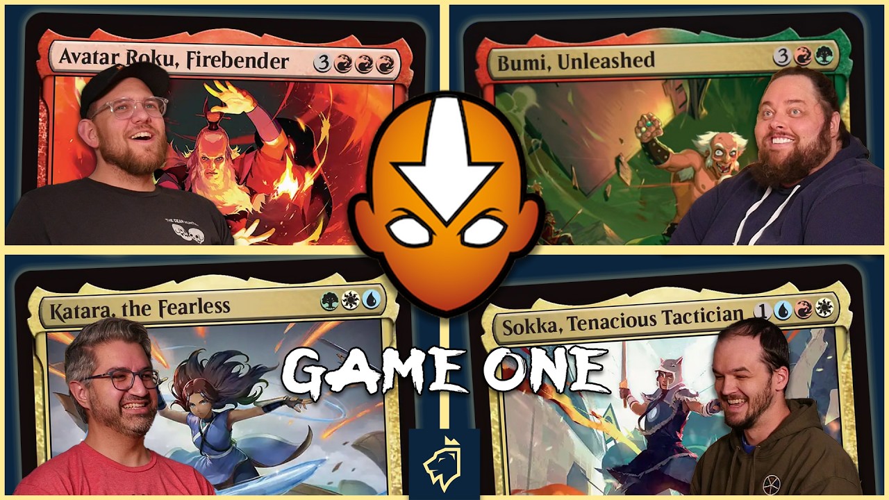 SECRET TUNNELS! in Avatar X MTG Commander Gameplay | Bumi vs Sokka vs Katara vs Avatar Roku