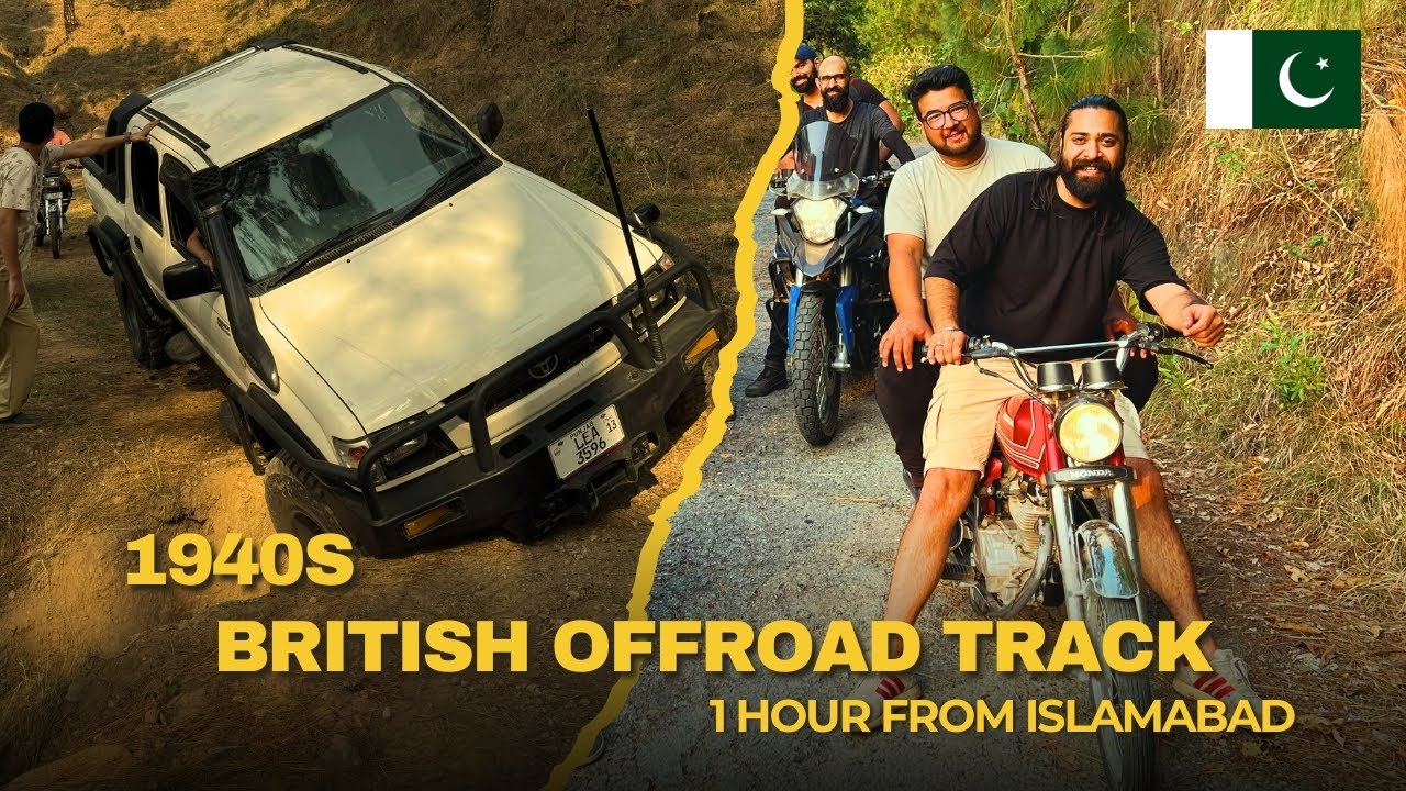 Near Islamabad: We Conquered a 1940s British Offroad Track on Bikes! 🏍️🇵🇰 | @OffroadTitans