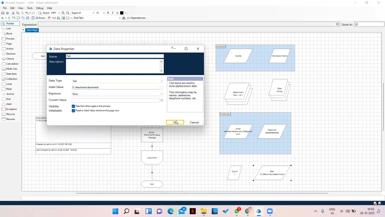 EMAIL AUTOMATION USING BLUE PRISM