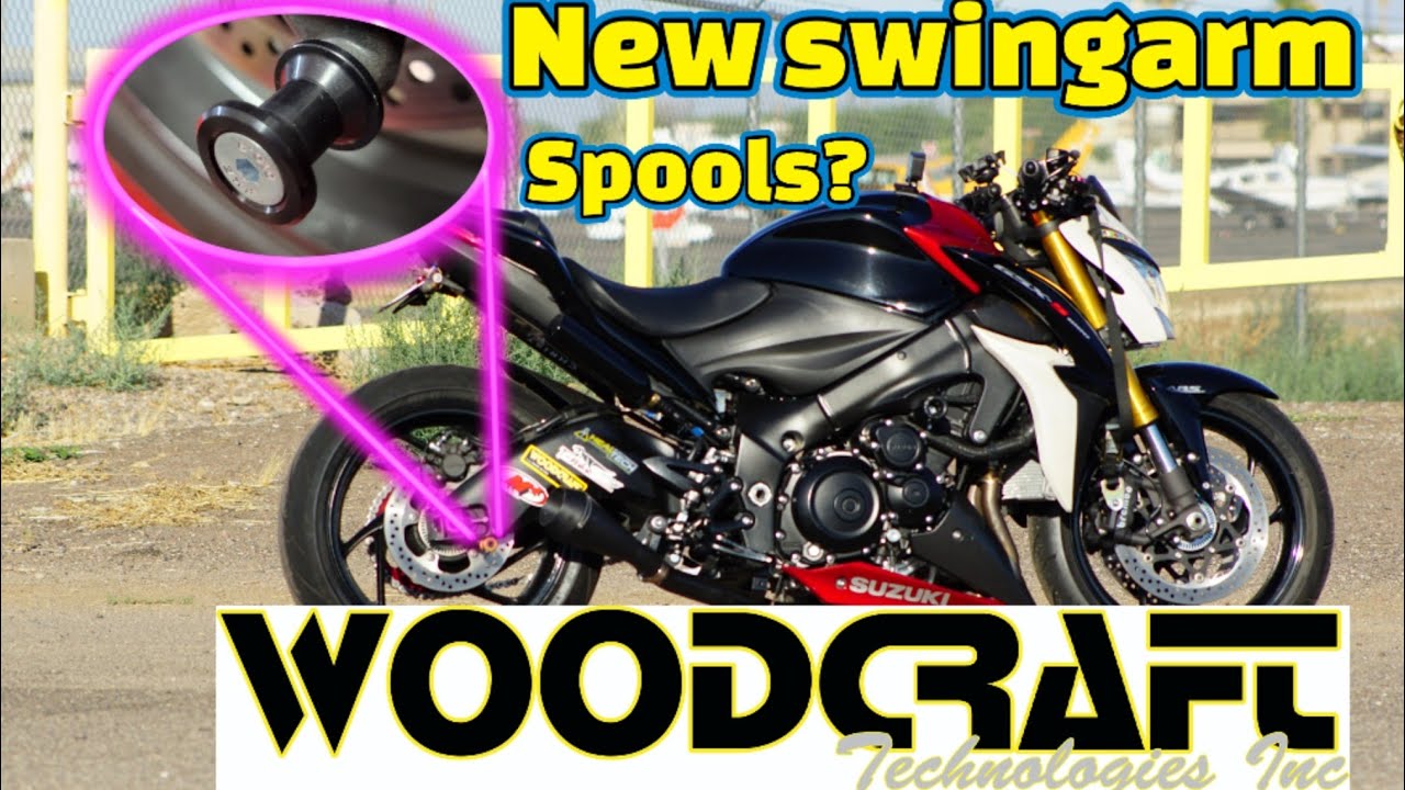 Woodcraft Swingarm Spools for my GSX-S1000 and FZ-09