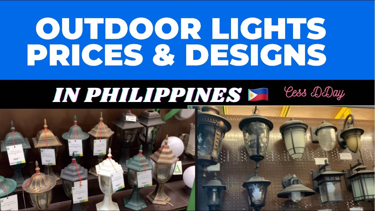 Outdoor Lights Prices & Designs in Philippines|Outdoor Lights For Fence Posts & Walls|Outdoor Lamps