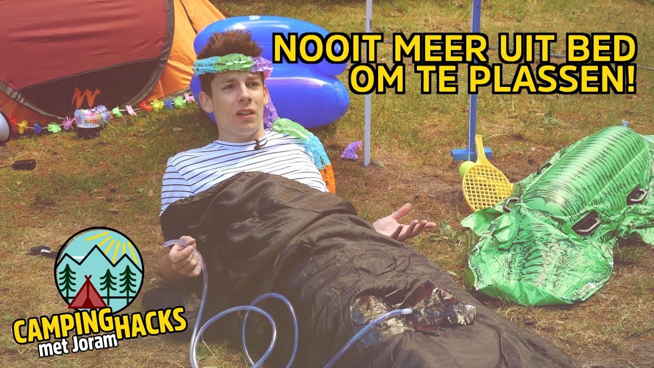 'NOOIT MEER UIT BED OM TE PLASSEN?!' - CAMPINGHACKS #03