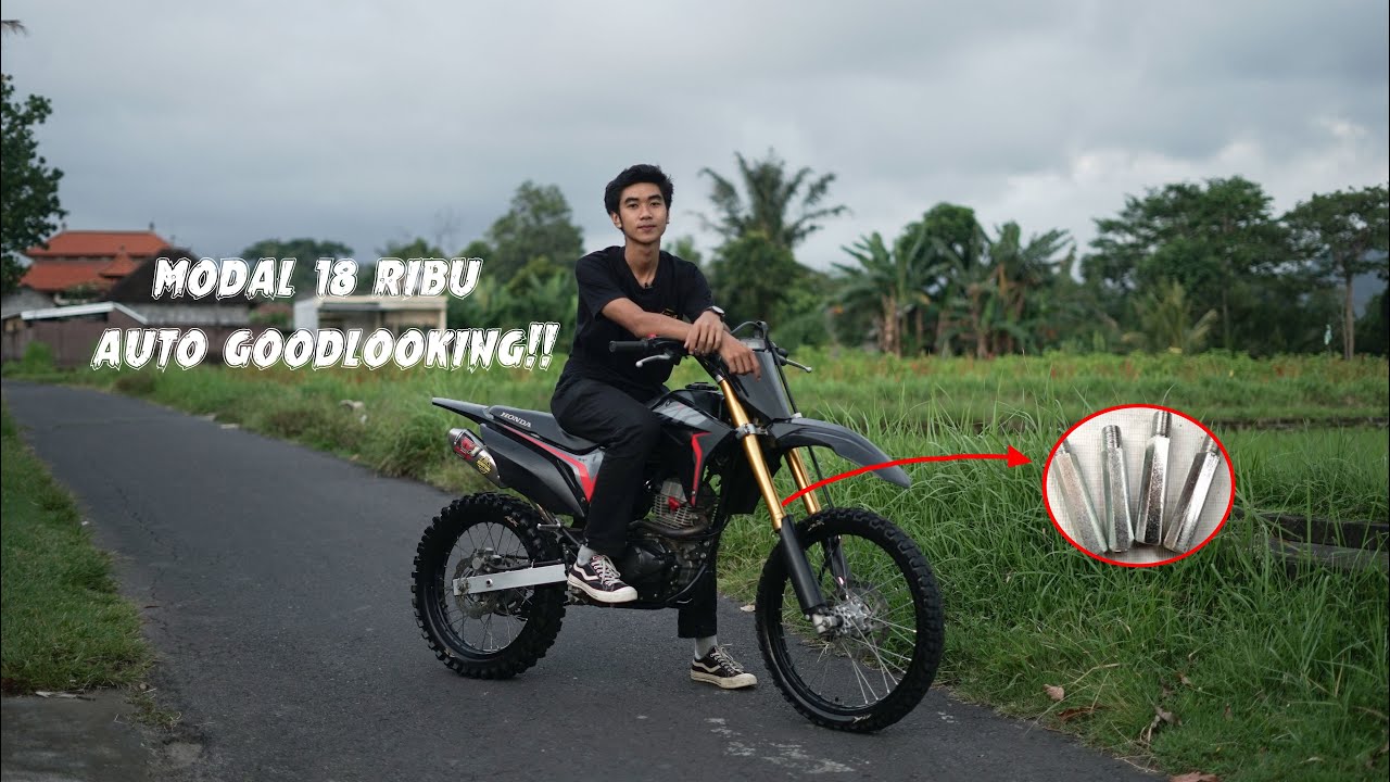AUTO GOODLOOKING !! PASANG PENINGGI SHOCK DEPAN CRF 5cm