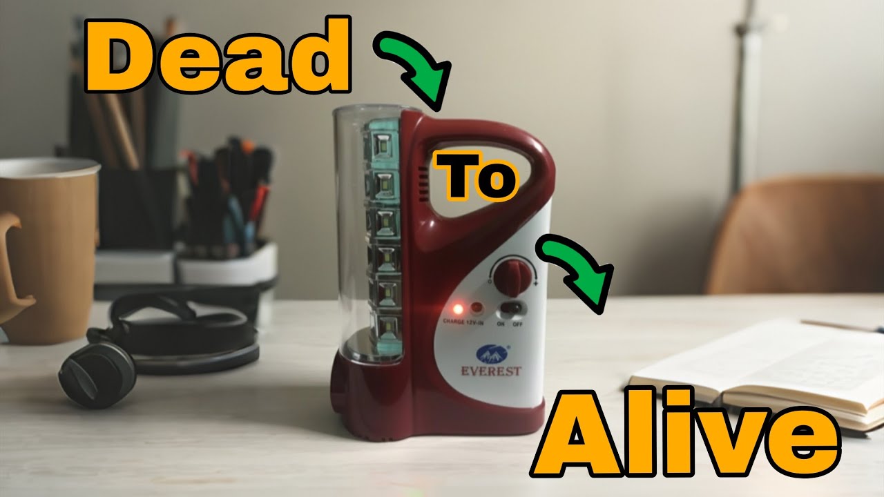 ​Everest LED Torch Repair: Not Charging or Turning On? Fix it!