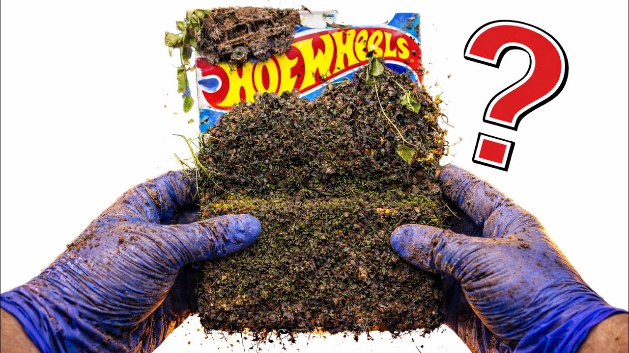  I Found a Hot Wheels Completely Covered in Moss | Satisfying ASMR