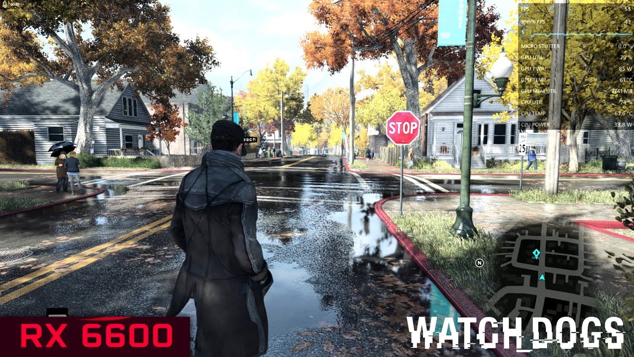 RX 6600 + Ryzen 5 5500 | Watch Dogs E3 Mod | Ultra Settings