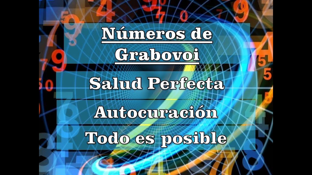 Salud Perfecta - Números de Grabovoi - Solo audio con Números - voz de Bel Aguirre