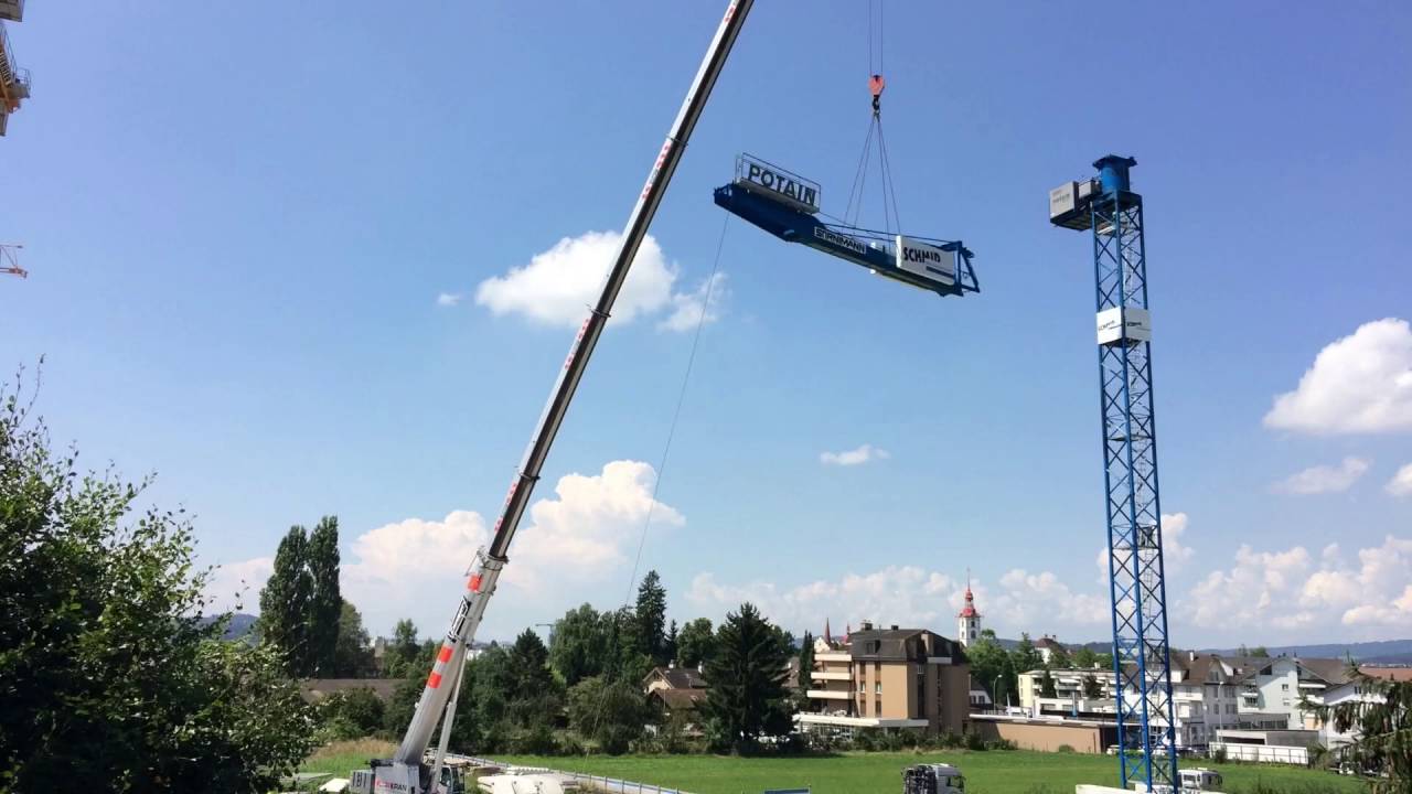 Tower Crane Set-Up(Timelapse)